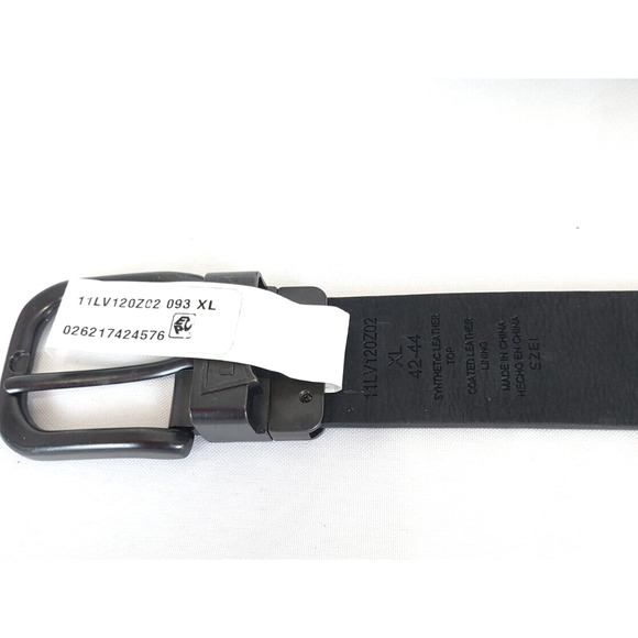 Levi's Reversible Casual Belt Coated Leather Mens XL 42-44 Brown/Black - Picture 8 of 8